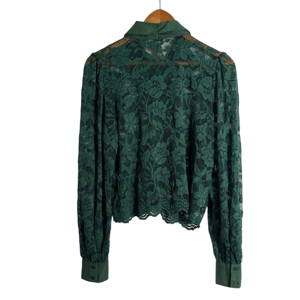 DOLAN x ANTHROPOLOGIE Sheer Lace Blouse - Picture 5 of 13